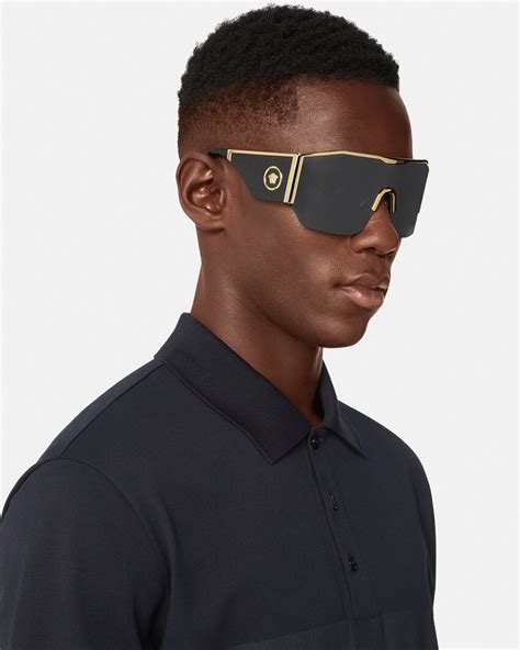 versace halo shield sunglasses|genuine versace sunglasses.